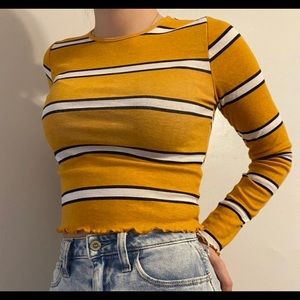 Pacsun stripped long sleeve top